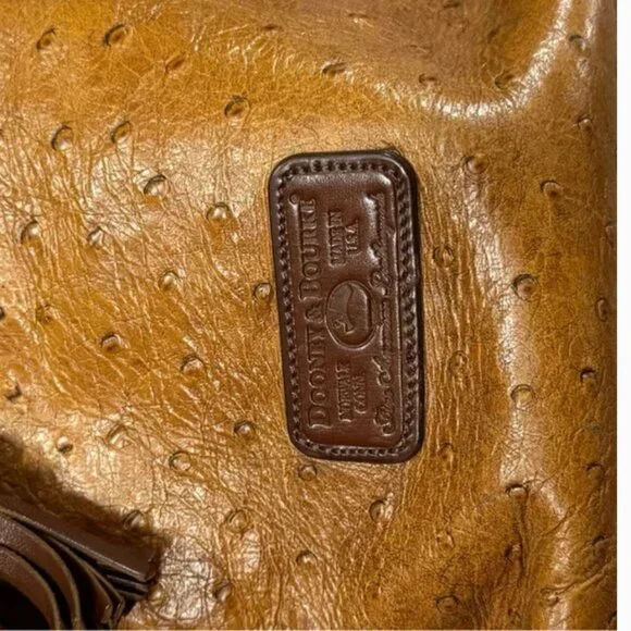 Just in Posh C ☀️ | Dooney & Bourke Ostrich Vintage Kendall Crossbody - Picture 7 of 9